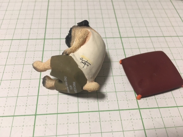 朝隈俊男 コレクション 犬の留守番 黒パグver. ユージン 限定カラー