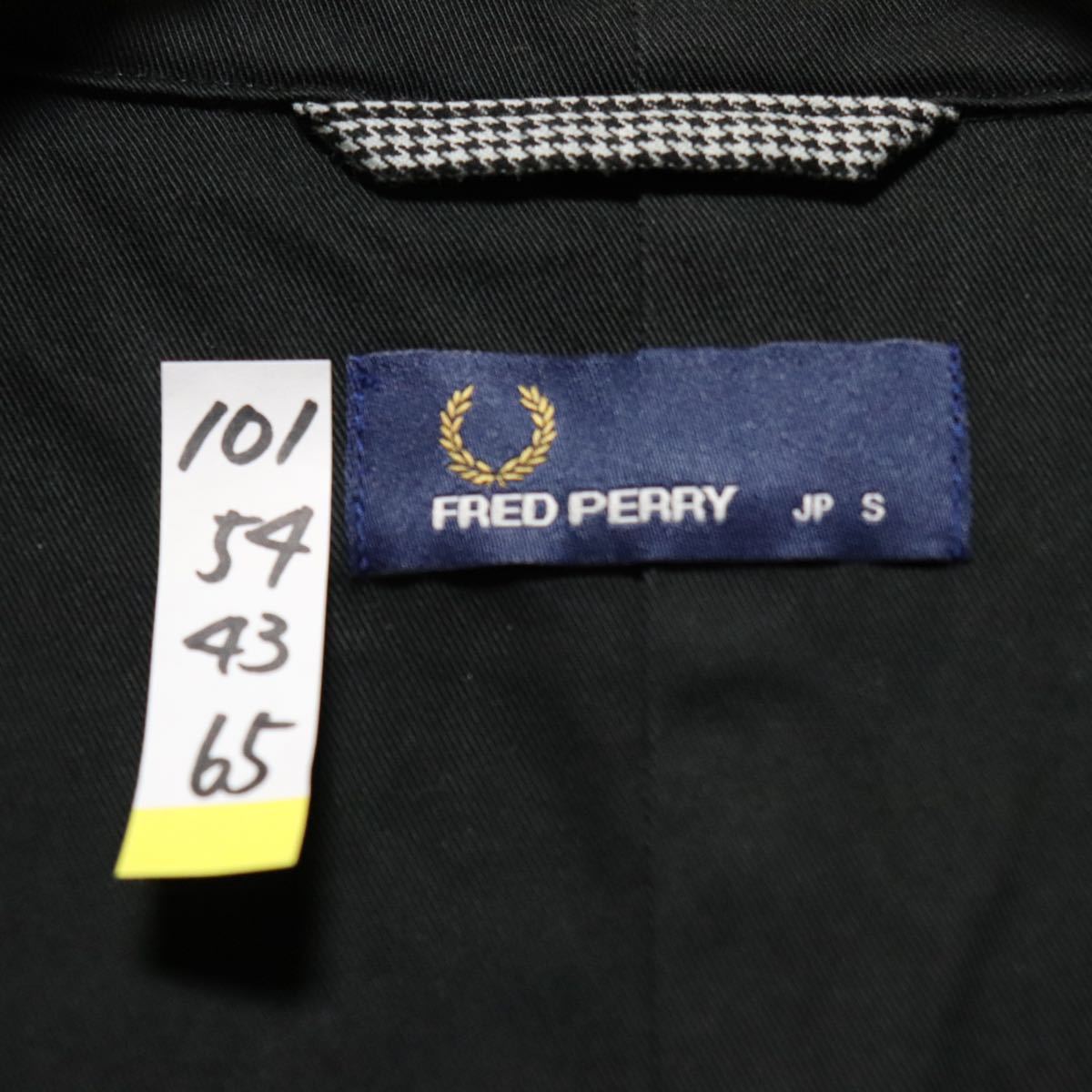トレンド【fred perry】ロゴ刺繍/ギンガム チェック/モッズコート