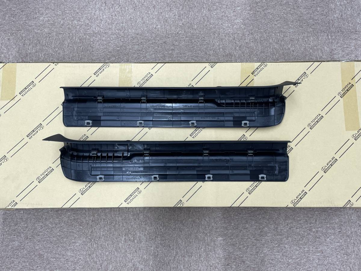 MR-S ZZW30 MRS ナビ用 希少 - ★新品 MR-S MRS ZZW30 後期 純正 オプション ステンレス カバー 付き スカッフプレート サイドシル カバー 左右セット 未使用