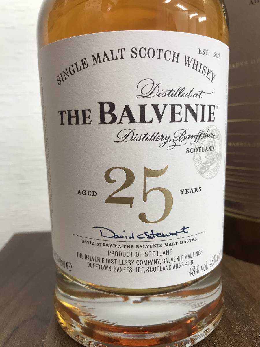J-771【未開栓】 THE BALVENIE 25年 ザ バルヴェニー スコッチ