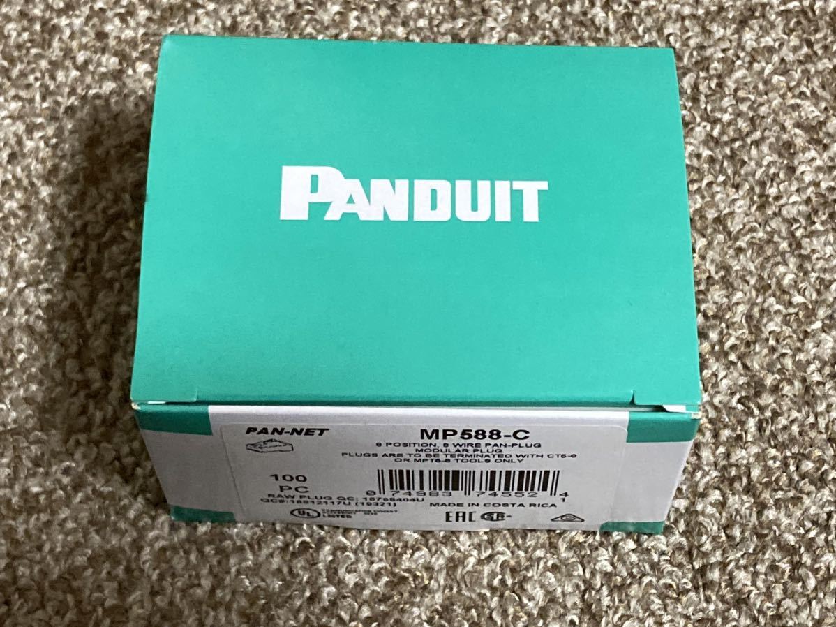 ♪【激安】Panduit MP588-C RJ45モジュラープラグ ♪LANコネクタ LAN
