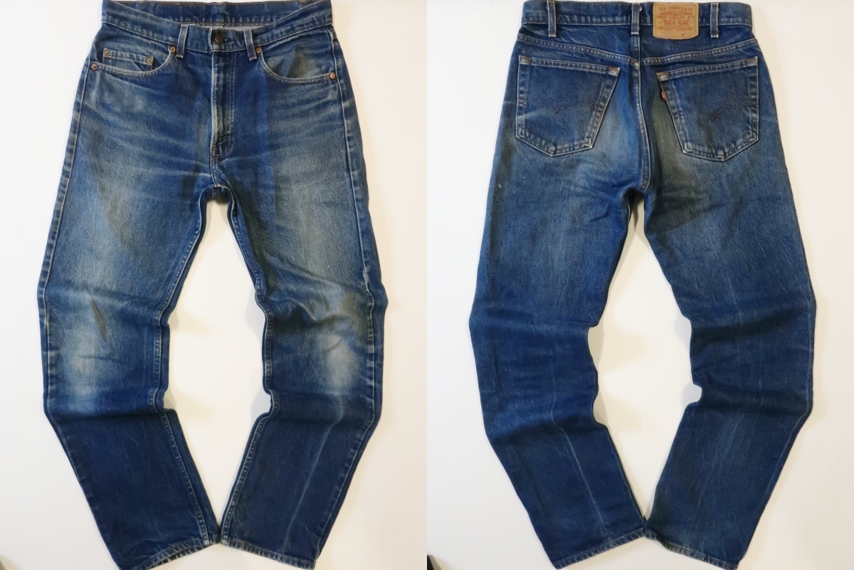 即決★Levi's 505-0217 80s USA製 ボタン裏532 ヴィンテージ デニム ジーンズ パンツ リーバイス 米国製 ビンテージ メンズ 紙パッチ