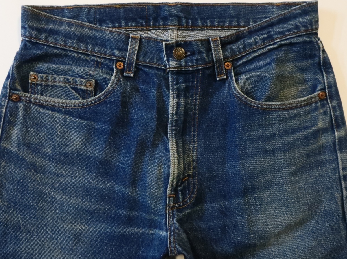 即決★Levi's 505-0217 80s USA製 ボタン裏532 ヴィンテージ デニム ジーンズ パンツ リーバイス 米国製 ビンテージ メンズ 紙パッチ
