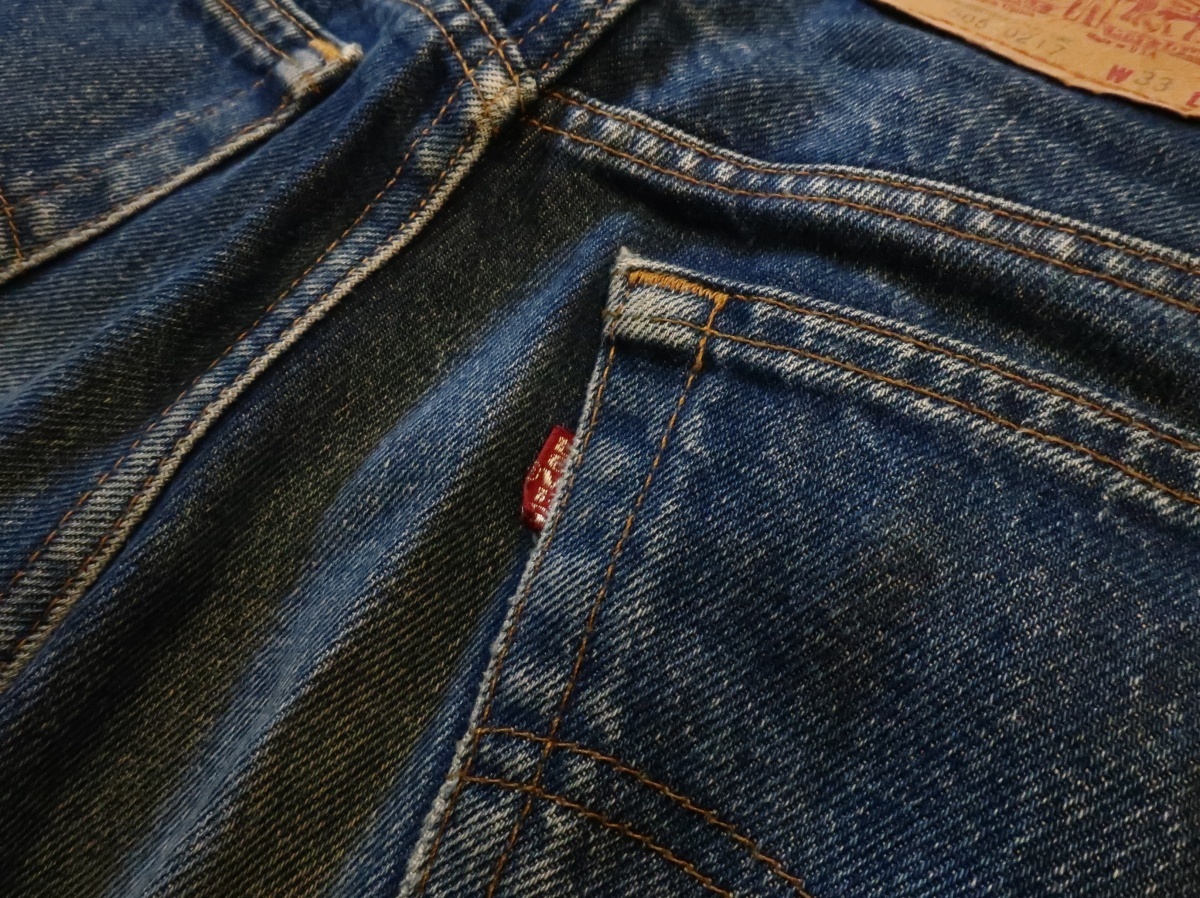 即決★Levi's 505-0217 80s USA製 ボタン裏532 ヴィンテージ デニム ジーンズ パンツ リーバイス 米国製 ビンテージ メンズ 紙パッチ