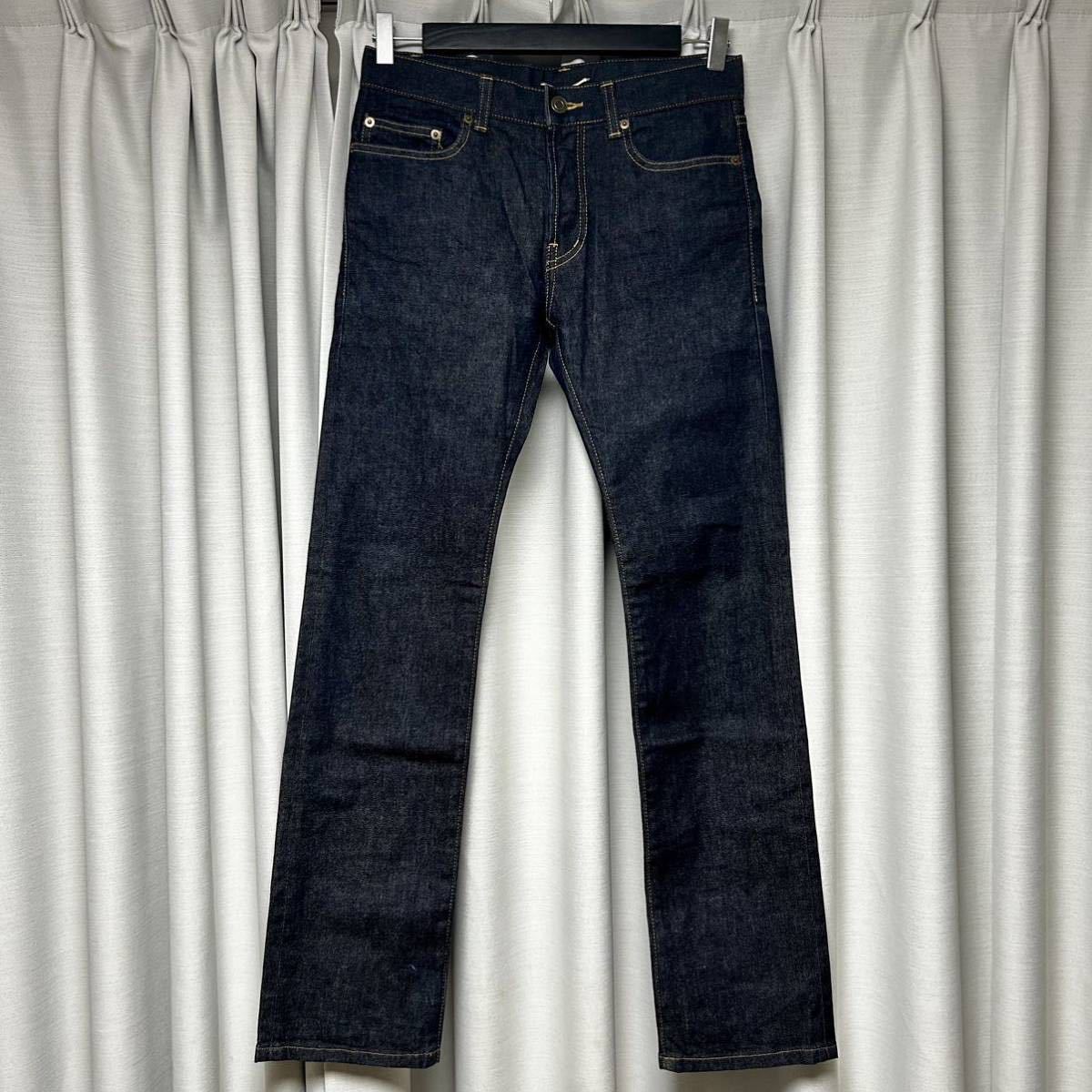 サンローラン パリ 13AW D03 ST/LW スリム ストレート デニムパンツ 28 