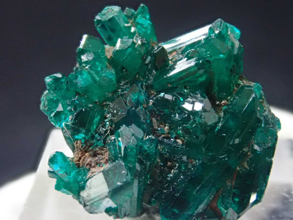 高品質 ダイオプテーズ 翠銅鉱 原石 標本 原石 科学、自然