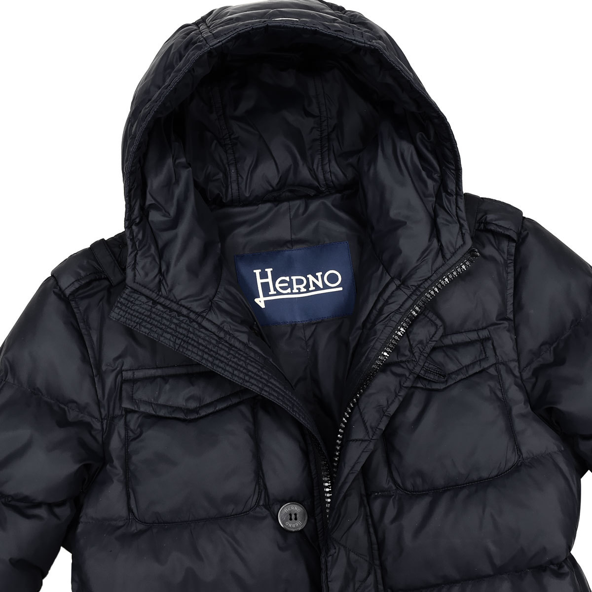 至高の逸品◎!!!「HERNO／ヘルノ」最高級 リッチな艶感の極上ナイロン 