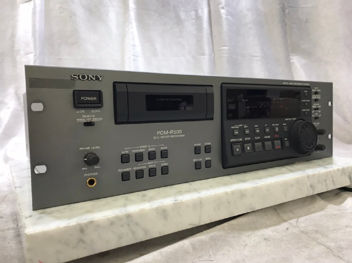t1794 現状品 SONY ソニー PCM-R500 DATレコーダー(DAT機器)|売買されたオークション情報、yahooの商品情報を ...
