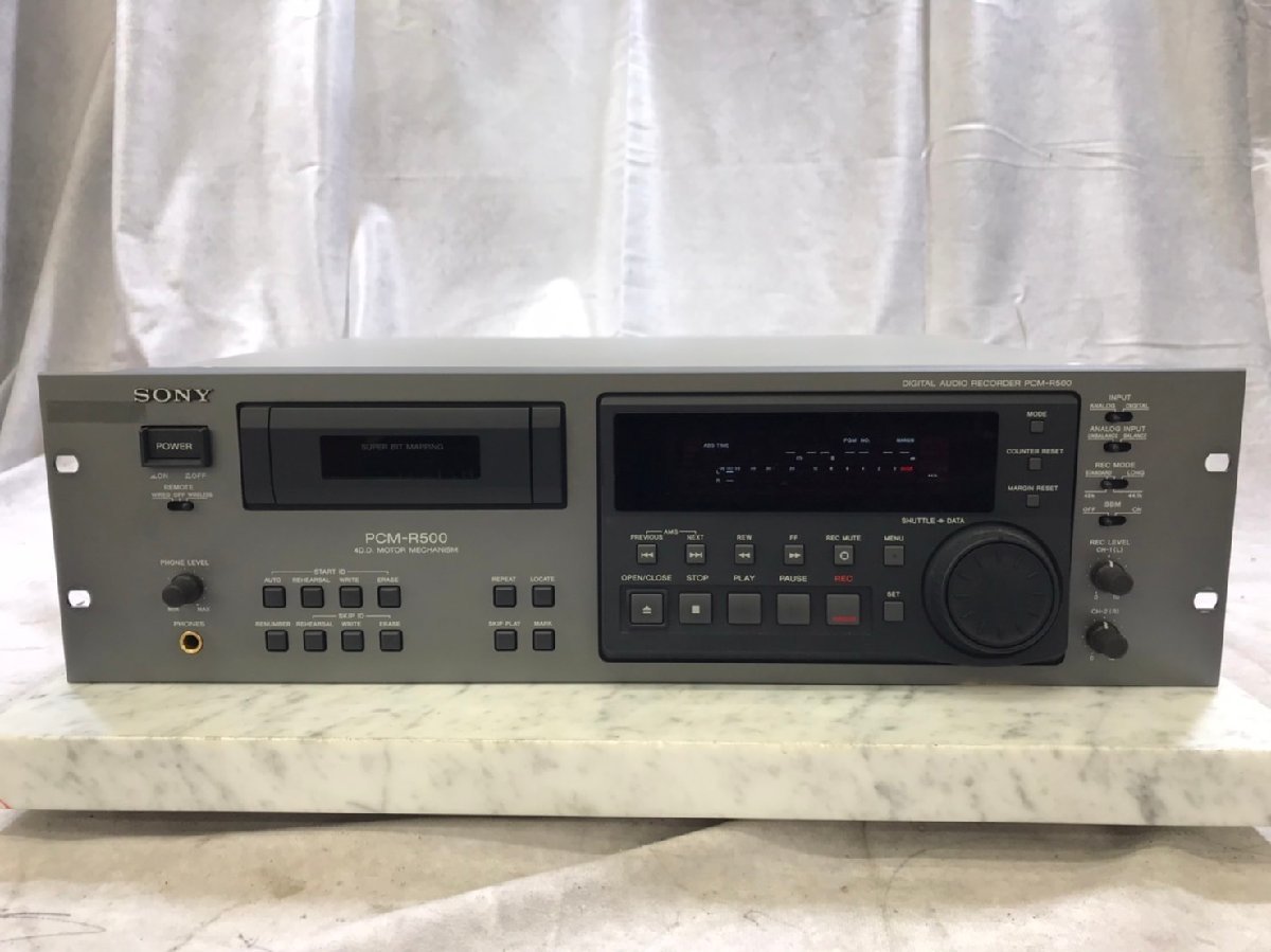 t1794 現状品 SONY ソニー PCM-R500 DATレコーダー(DAT機器)|売買されたオークション情報、yahooの商品情報を ...