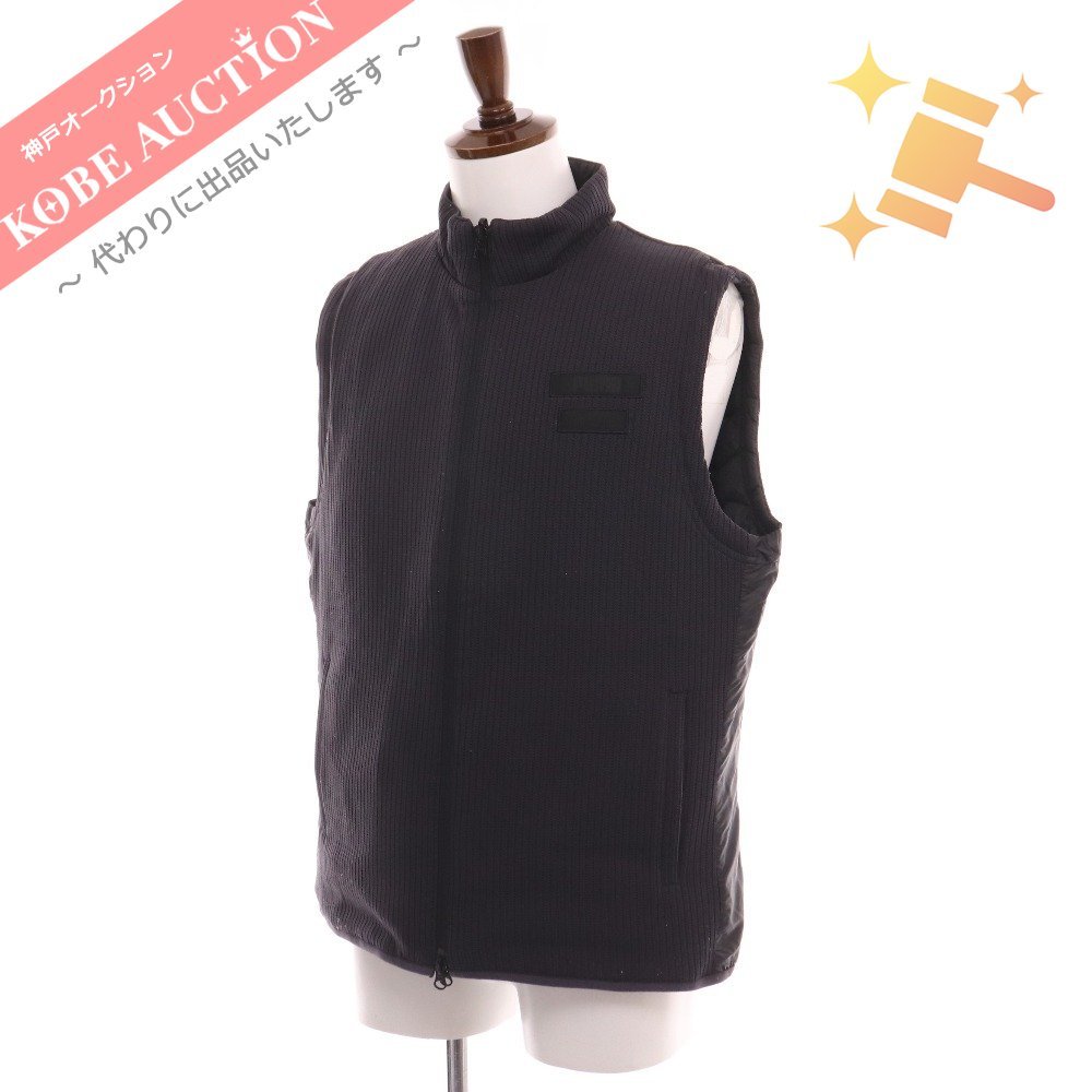 ■ PUMA GOLF プーマゴルフ リバーシブルパデッドベスト キルティング 中綿 アウター メンズ XL ブラック 黒