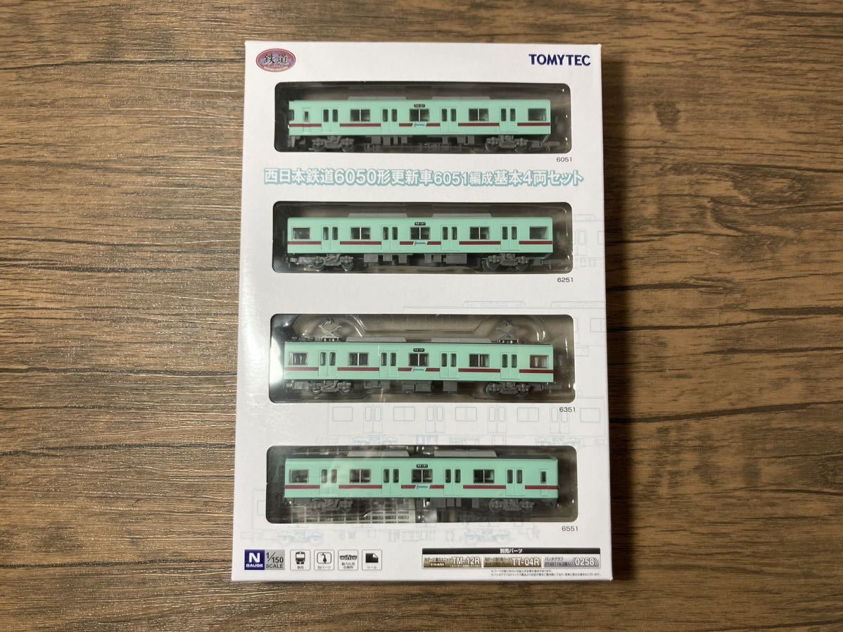 未使用】西日本鉄道 6050形 基本4両セット 更新車 6051編成 トミーテック