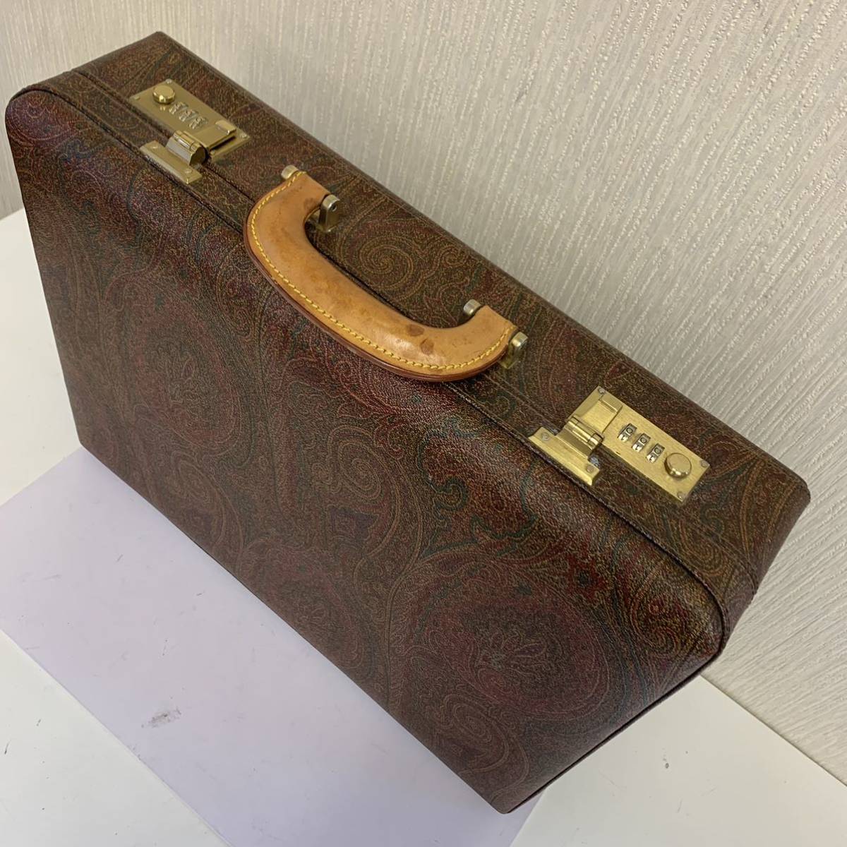 ETRO エトロアタッシュケース ヴィンテージ ビジネス ビジネスバッグ 