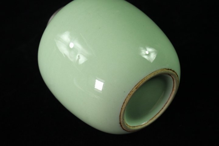 初荷 時代品 茶道具 青磁錫口茶入 茶心壺 煎茶道具 【公式通販】