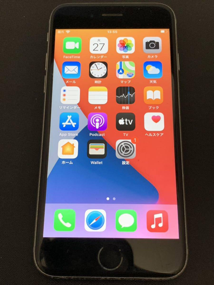 64GB 6s iPhone iPhone6S iphone A1688 iPhone6s MKQN2J&frasl;A 本体 スペースグレイ iphone6 美品 美品iPhone6S (mkqn2j／a)の通販 64gb 中古スマホSIMロック解除済Apple