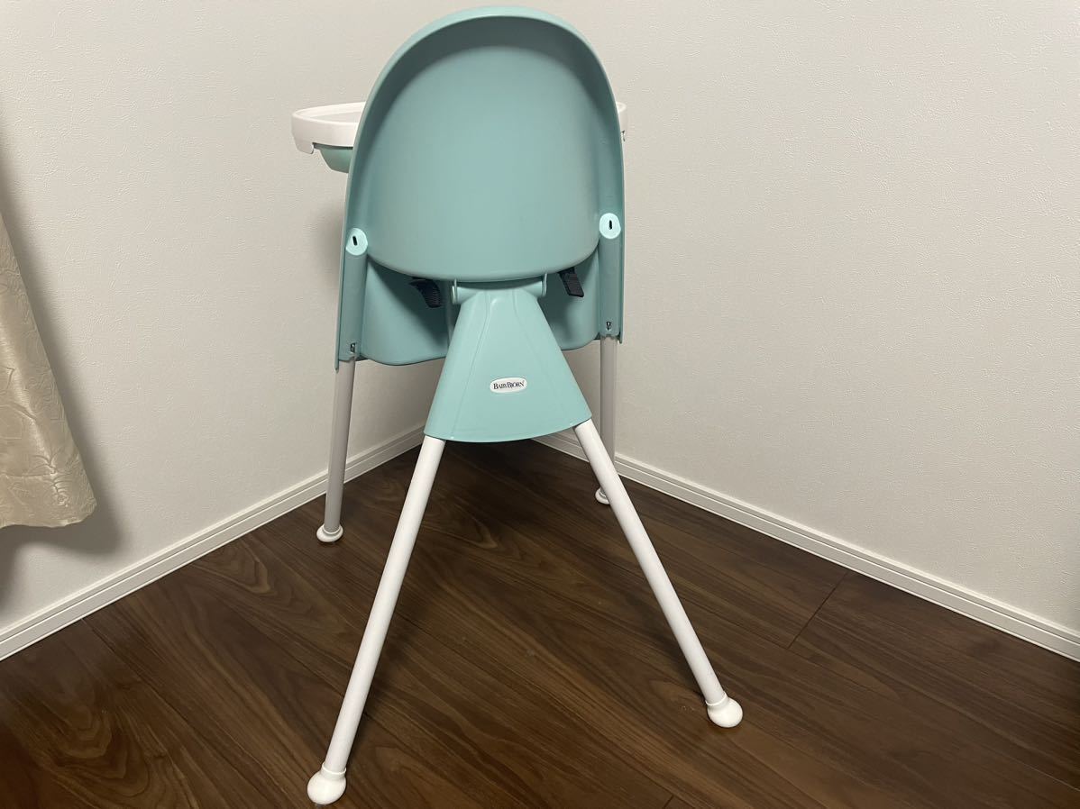 【美品】 ベビービョルン 折りたたみ ハイチェア ベビーチェア ベルト付き Amazon | ベビービョルン 【日本正規品保証付】 ハイチェア (ハーネス
