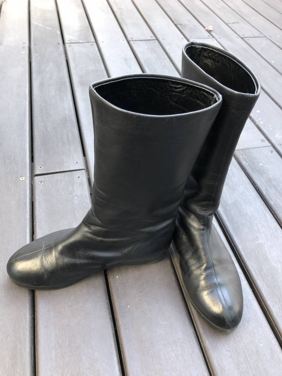 LEHL ヨーガンレール JURGEN レザー ショートブーツ 黒 23.5 Jurgen