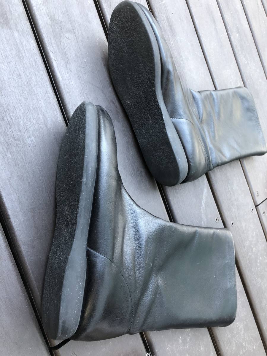LEHL ヨーガンレール JURGEN レザー ショートブーツ 黒 23.5 Jurgen