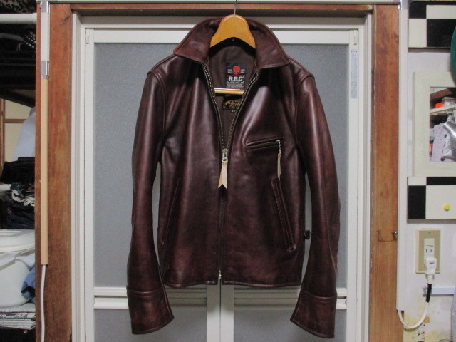 高級肉厚重厚 レザー ライダース ジャケット シングル 革ジャン サイズ