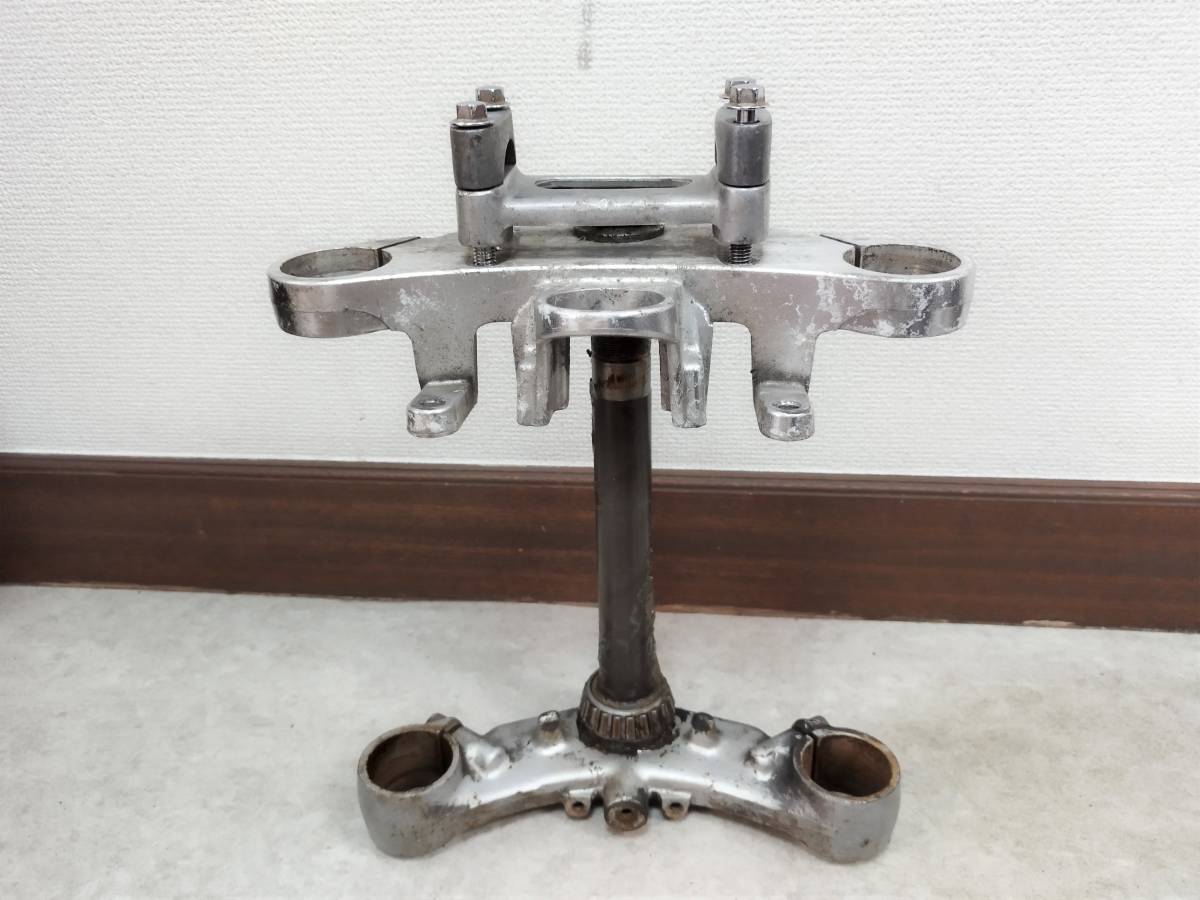 【人気定番，定番人気】 ゼファー400 ZR400C カワサキ 純正 三ツ又 三叉 & ステムトップブリッジ ＆ ハンドルポスト付き 39mm 実働外し ゼファー400&chi;(カワサキ用)｜売買されたオークション情報、yahooの商品情報をア オートバイメーカー別