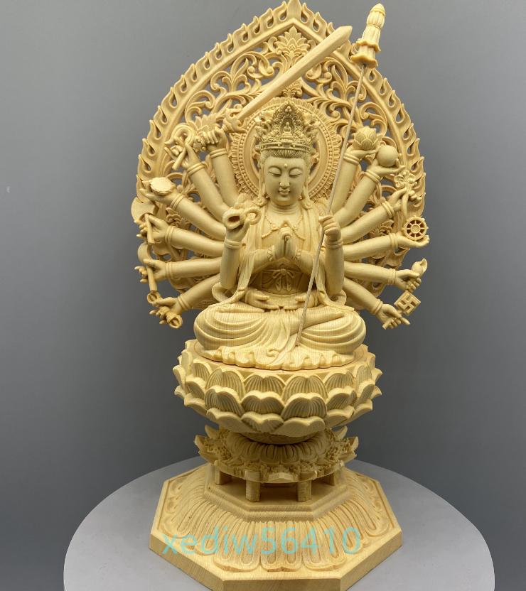 定番，限定SALE ◇爛◇ 古美術品 牙彫 亜水作 鶴瓢箪仙人 51.5cm 2963g