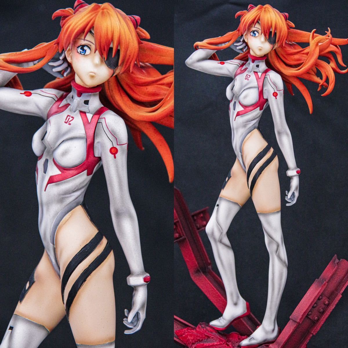 アスカ・ラングレー コトブキヤ フィギュア リペイント 