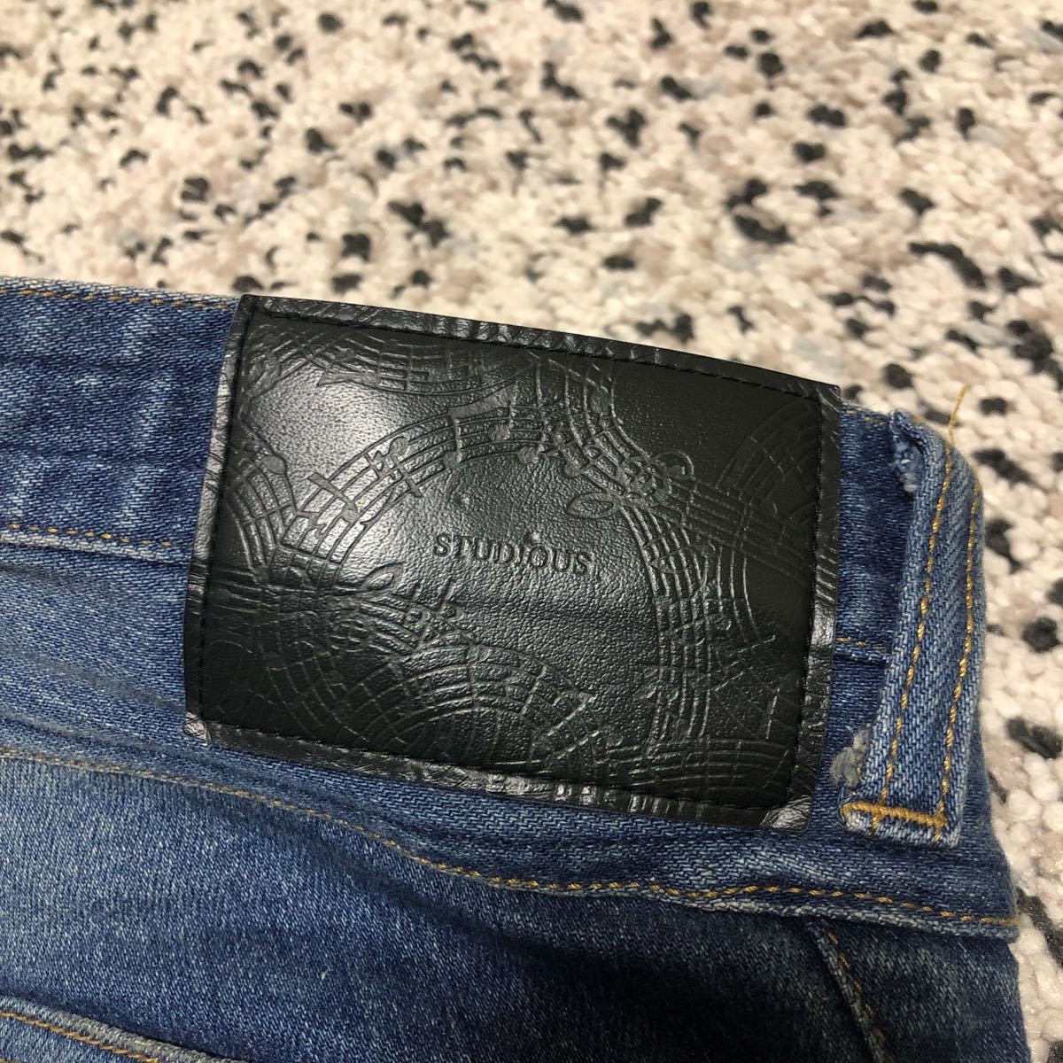 NUMBER NINE × STUDIOUS ダメージ加工 デニムパンツ サイズ1 ジーンズ 