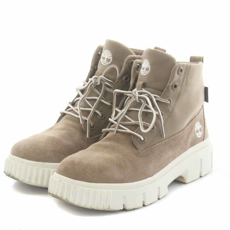 ティンバーランド Timberland GREYFIELD BOOT L/F グレイフィールド ブーツ スエード レースアップ US10 28cm 茶 ブラウン 白 ホワイト