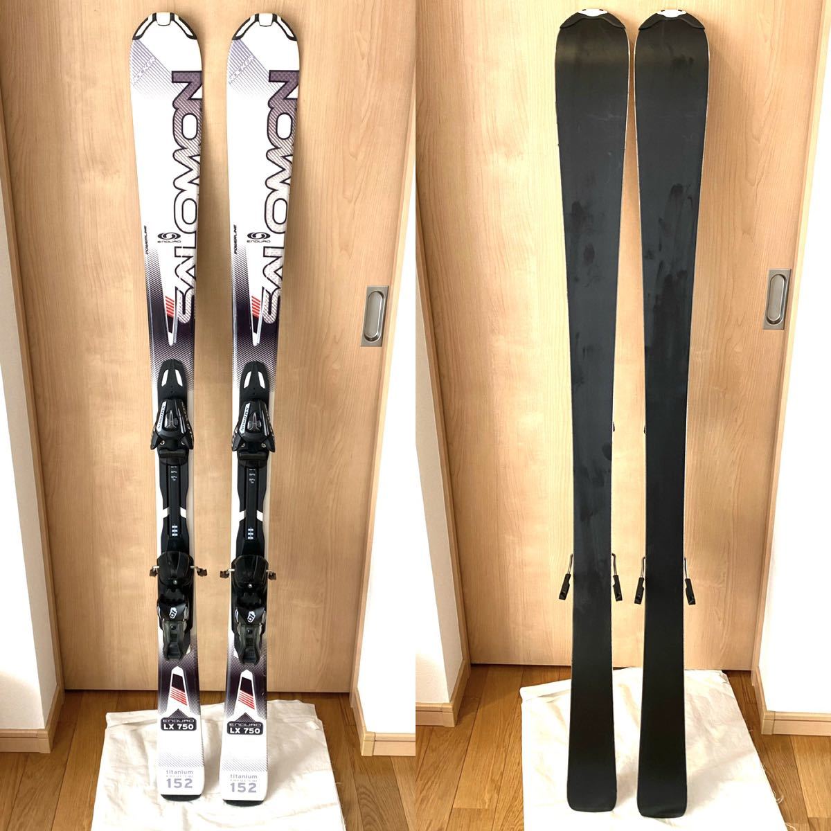 美品 サロモン ENDORO LX 750 152cm Titanium rocker カービング