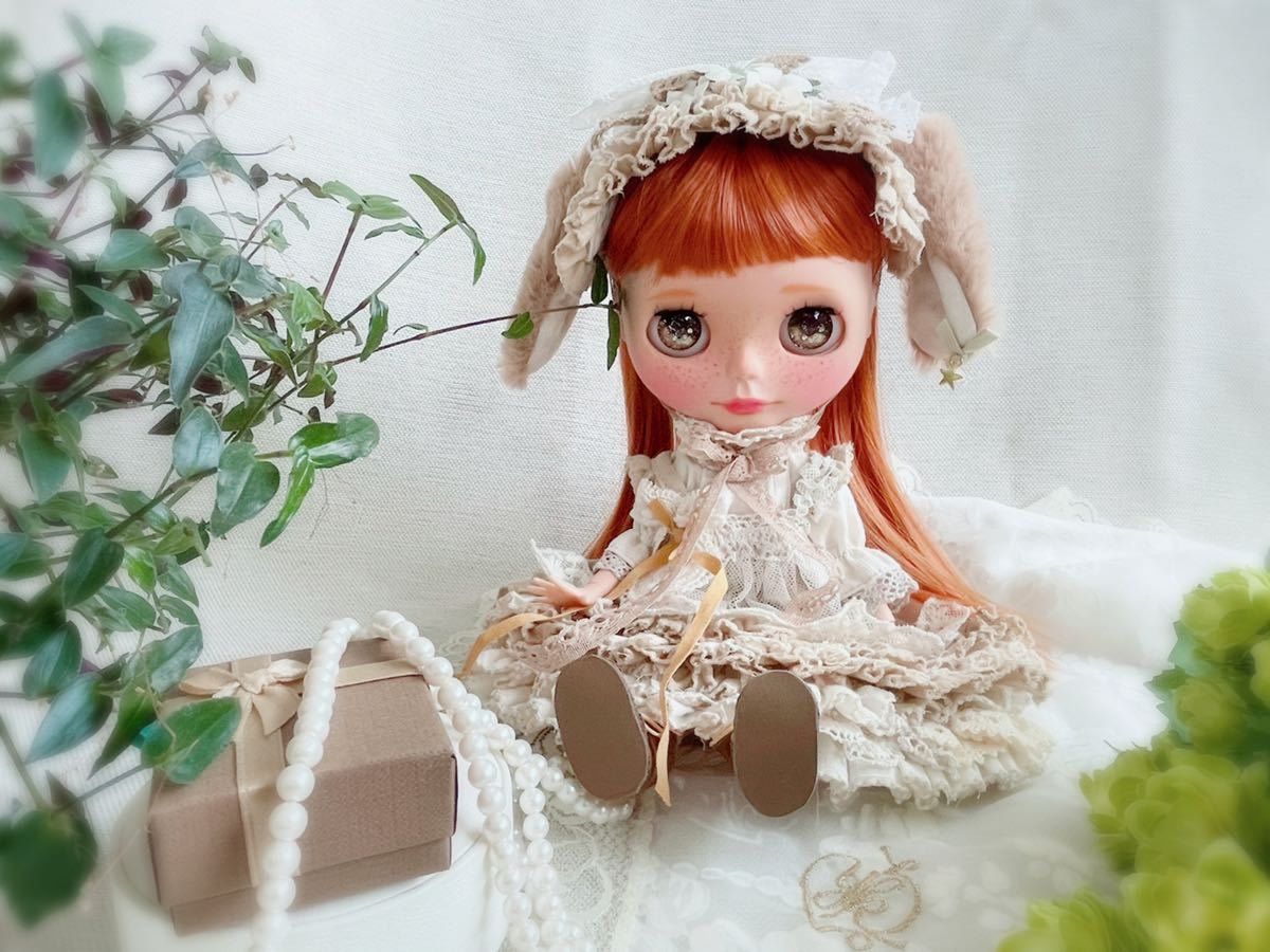 ネオブライス Blythe アウトフィット 着せ替え　ドレス　アンティーク　ビンテージ　コスチューム