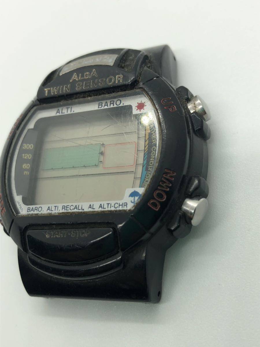 SEIKO セイコー ALBA アルバ TWIN SENSOR W750-4A00 デジタル クォーツ