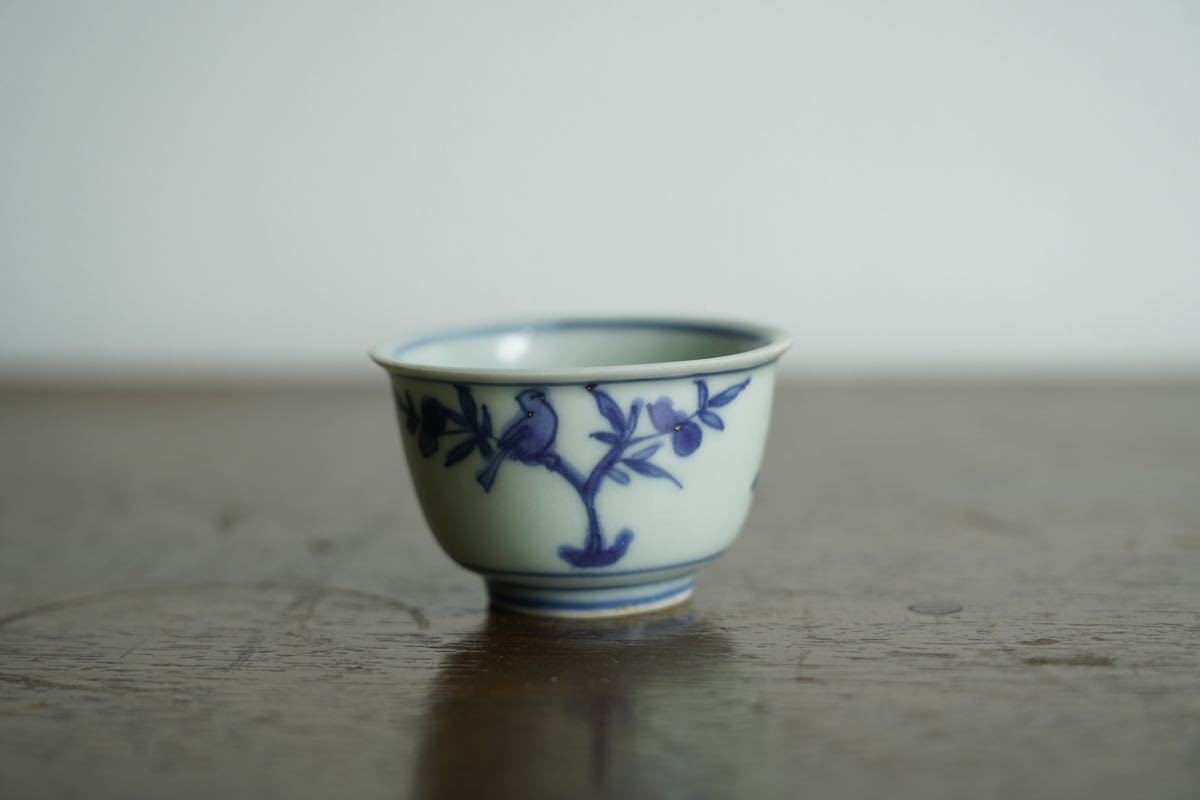 高品質，人気 青花 染付 花鳥 酒盃 茶碗 煎茶碗 酒器 湯呑 碗 茶杯 杯 盃 検 新渡 ぐい呑 猪口 明末清初 古染付 古伊万里 康熙 赤絵 唐物 嘉靖 萬暦 天啓(明)｜売買されたオークション情報、yahooの商品情報を 明