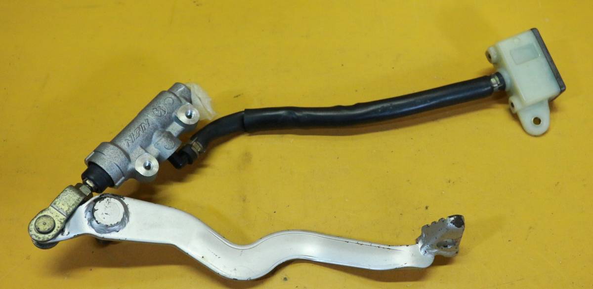 固着無★Dトラッカー純正リア.ブレーキ.ペダル/マスター.シリンダー/ニッシン1/2φ★KLX250/250SB★検索リア.ホイール/スイングアーム★D25