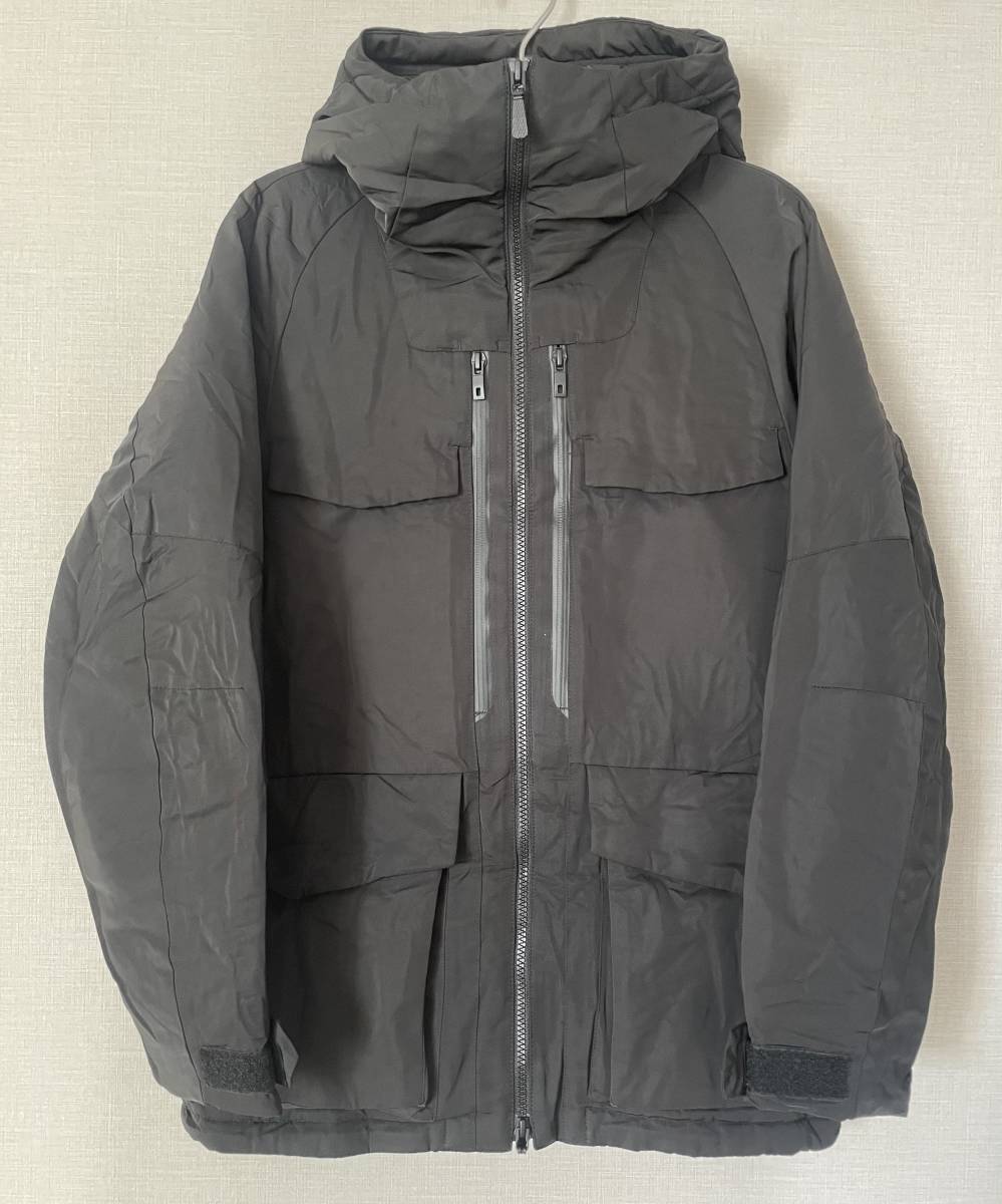 White Mountaineering ユニクロ ハイブリッドダウン オーバーサイズパーカ サイズXS ブラック 21FW ホワイトマウンテニアリング 12，900円