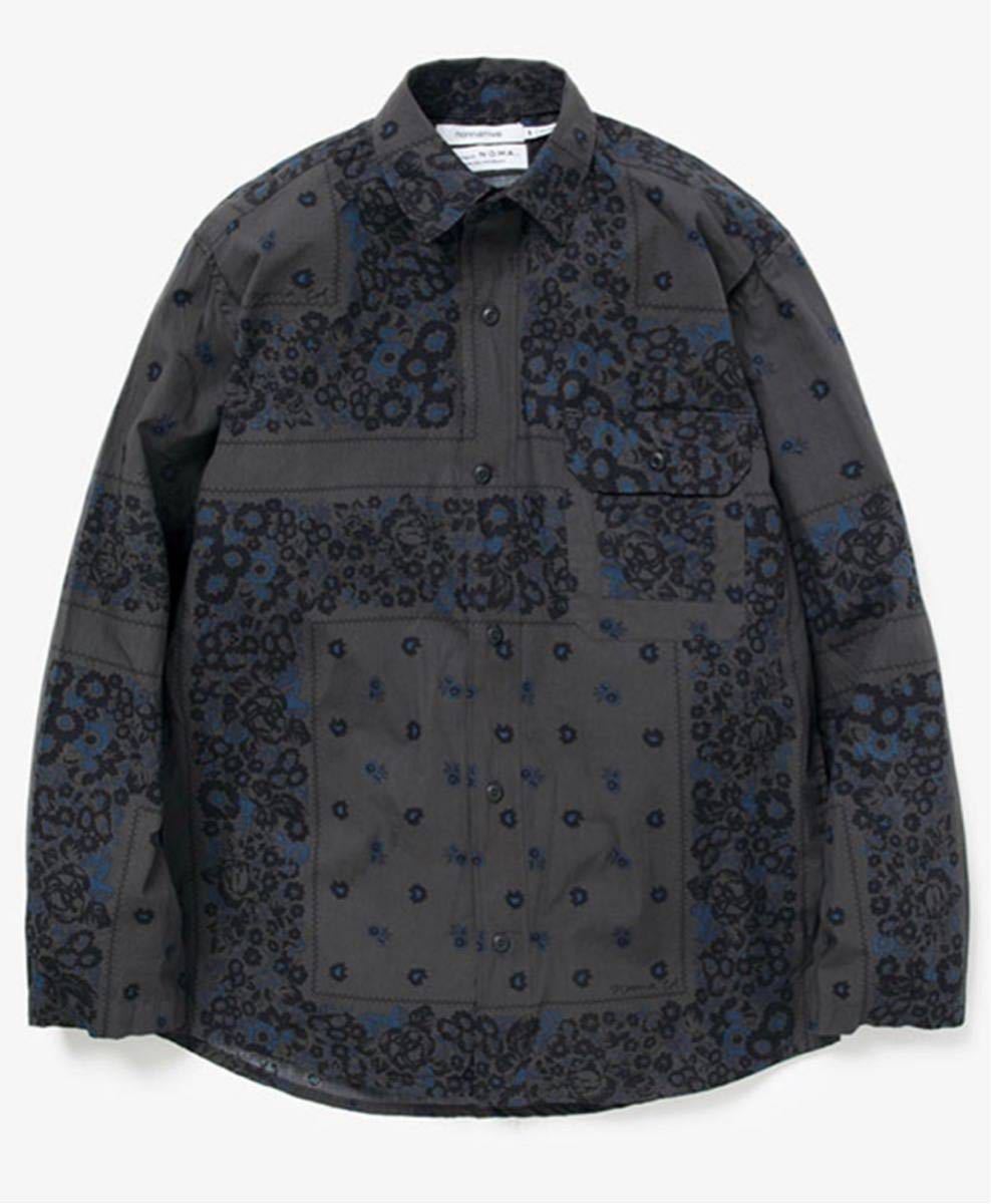 Nonnative WORKER SHIRT JACKET COTTON BROAD NOMA t.d. PRINT ノン 