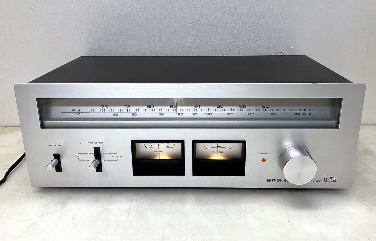 J14301▲動作品 Pioneer パイオニア TX-7600 チューナー 室内アンテナ付 比較的美品