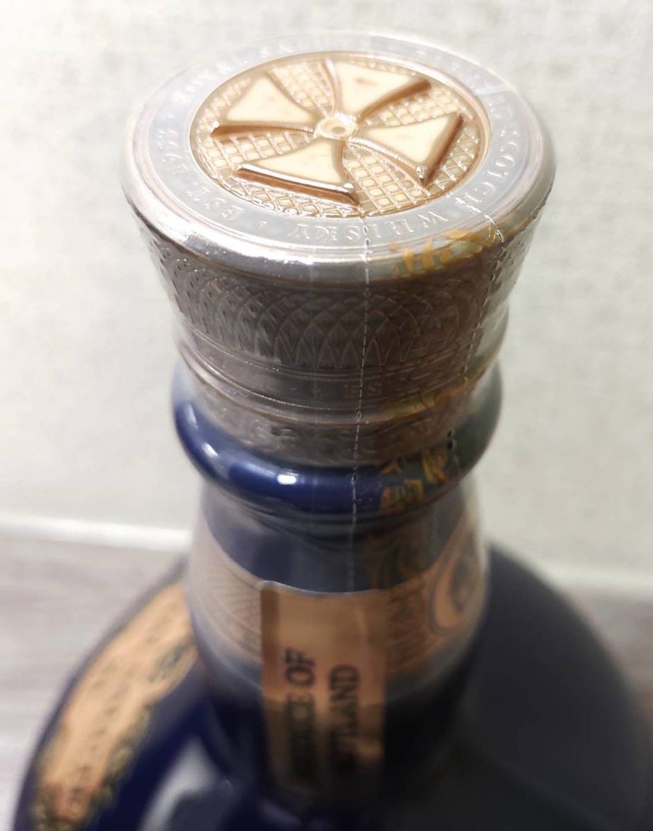 F-10149】 ROYAL SALUTE ロイヤルサルート 21年 青 THE SAPPHIRE