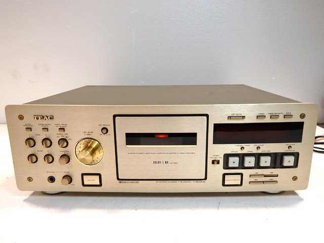 ジャンク品 TEAC ティアック V-6030S カセットデッキ TEAC V-6030S