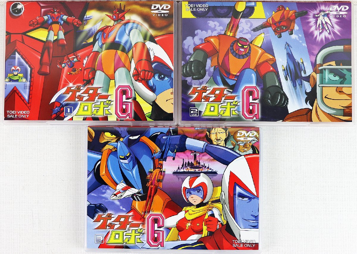 LD BOX ゲッターロボ全3箱 ゲッターロボG全2箱 ゲッターロボ號 全2箱
