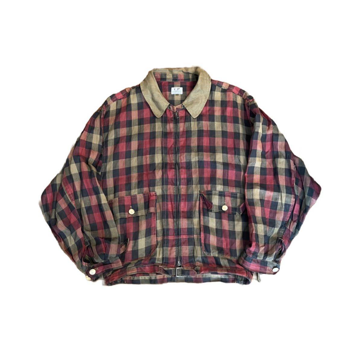 1987SS/C.P.COMPANY/Linen Drizzler Jacket/サイズ46/IDEAS FROM MASSIMO OSTI/シーピーカンパニー/マッシモオスティ/VINTAGE