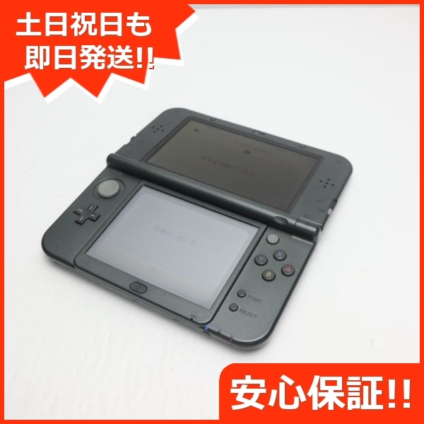 良品中古 Newニンテンドー3DS LL メタリックブラック 即日発送 game 任天堂 本体 あすつく 土日祝発送OK