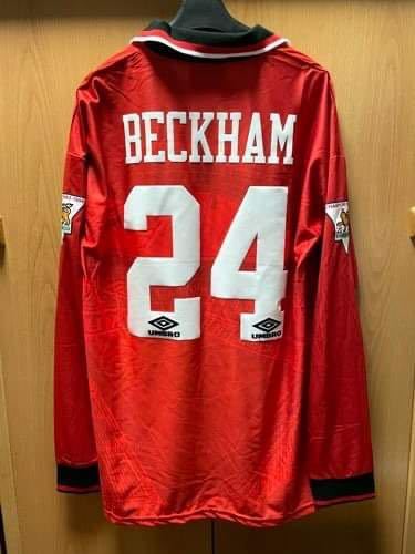 1995 マンチェスター・ユナイテッドFC ユニフォーム ベッカム 長袖
