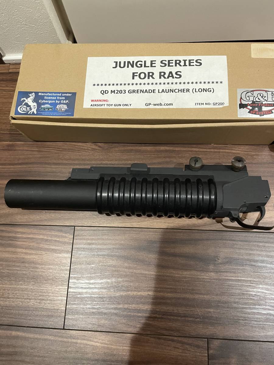 グレネードランチャー QD M203 G&P RAS対応 ロング M203