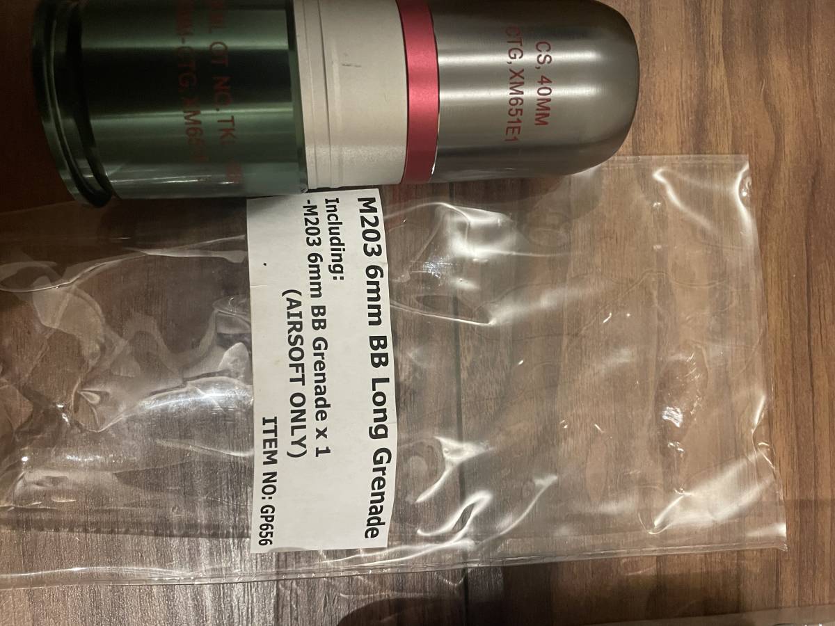 グレネードランチャー QD M203 G&P RAS対応 ロング M203