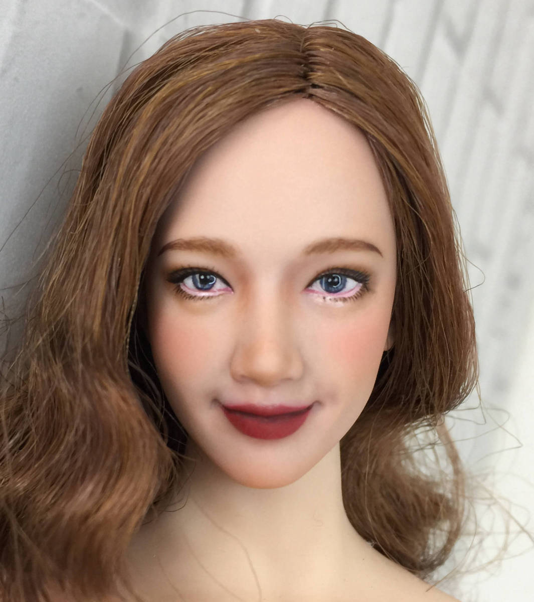 難有り メークカスタム1/6ドールヘッド リペイントドールヘッド 女性