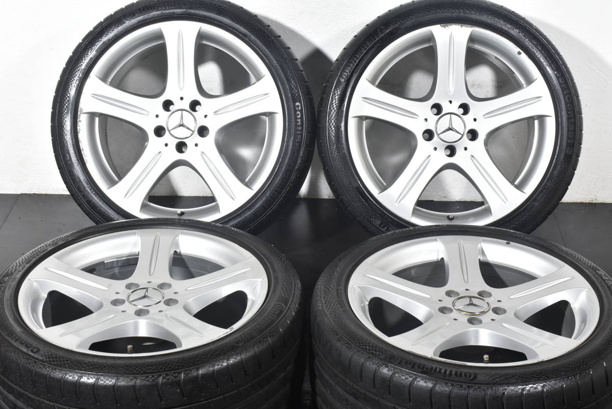 ☆ベンツ W219 CLS 純正 18インチ☆PCD112 8.5J +28 +18☆コンチネンタル スポーツコンタクト3☆245/40R18☆シューティングブレーク☆