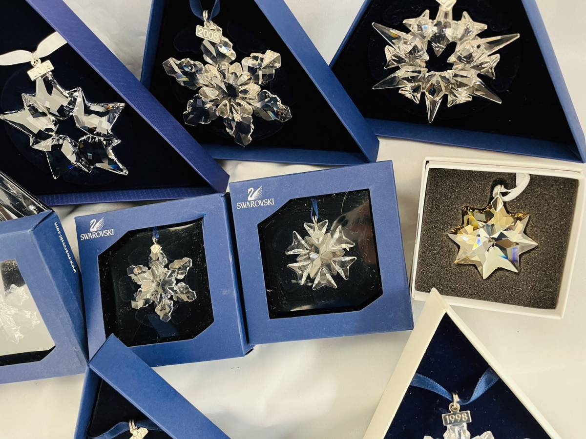 230105-7T]【現状品】≪スワロフスキー≫クリスマスオーナメント/雪の