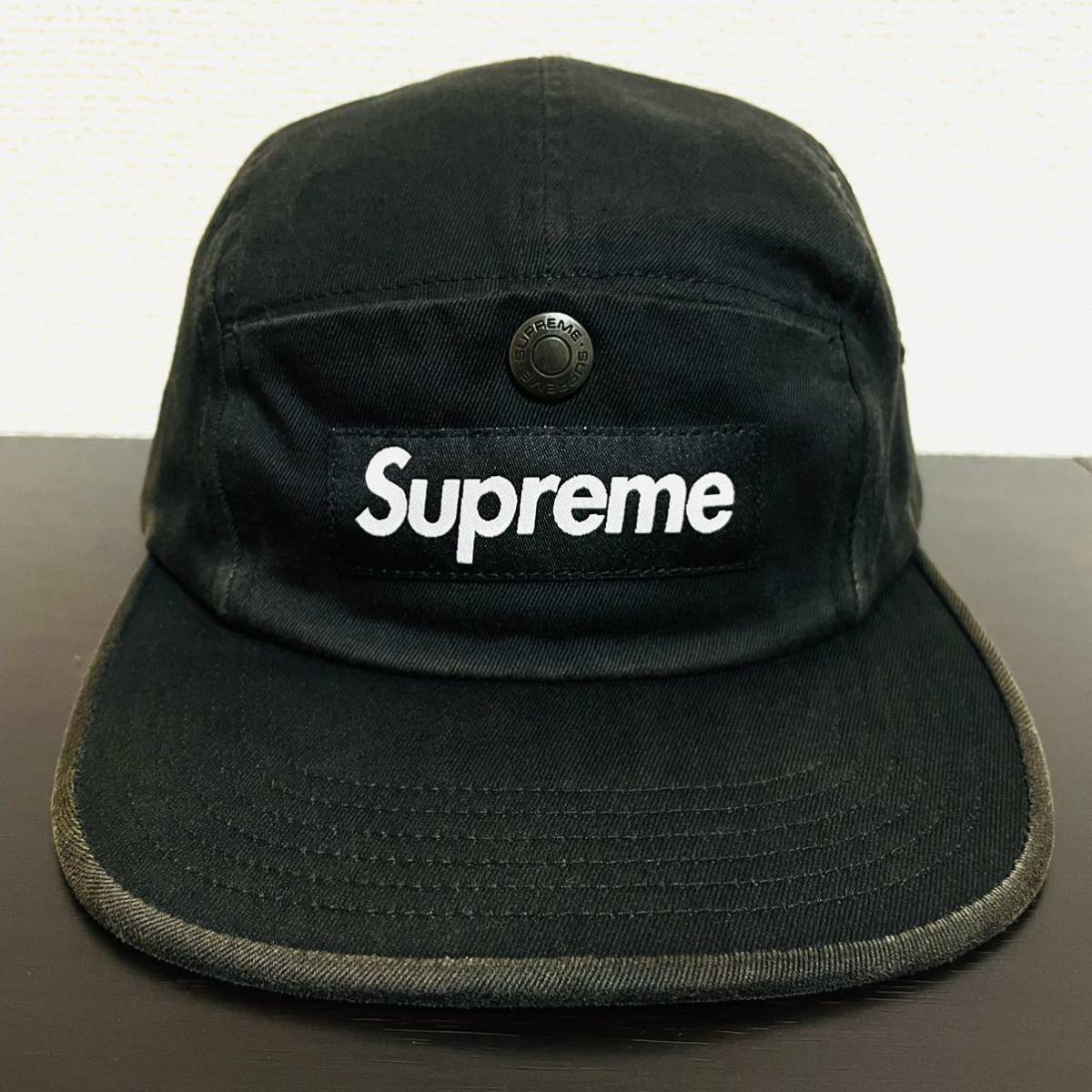 Supreme Camp Cap Pocket Button Snap - FW18 | US Black Plaid Watch 