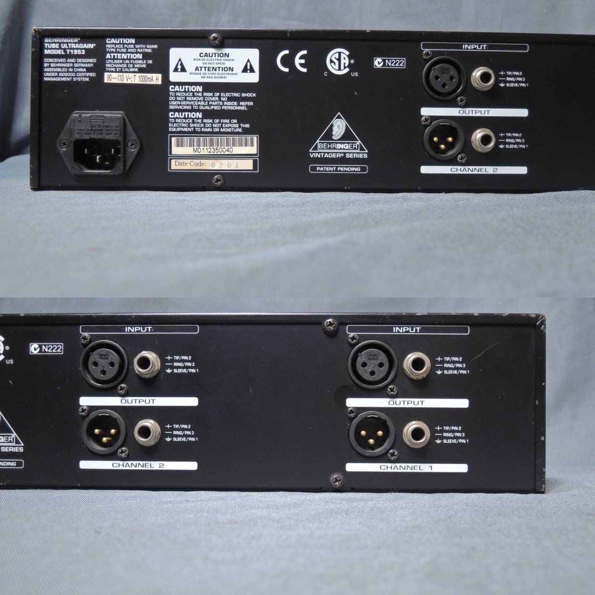 N513〇BEHRINGER TUBE ULTRA GAIN T1953 ベリンガー チューブ ウルトラ