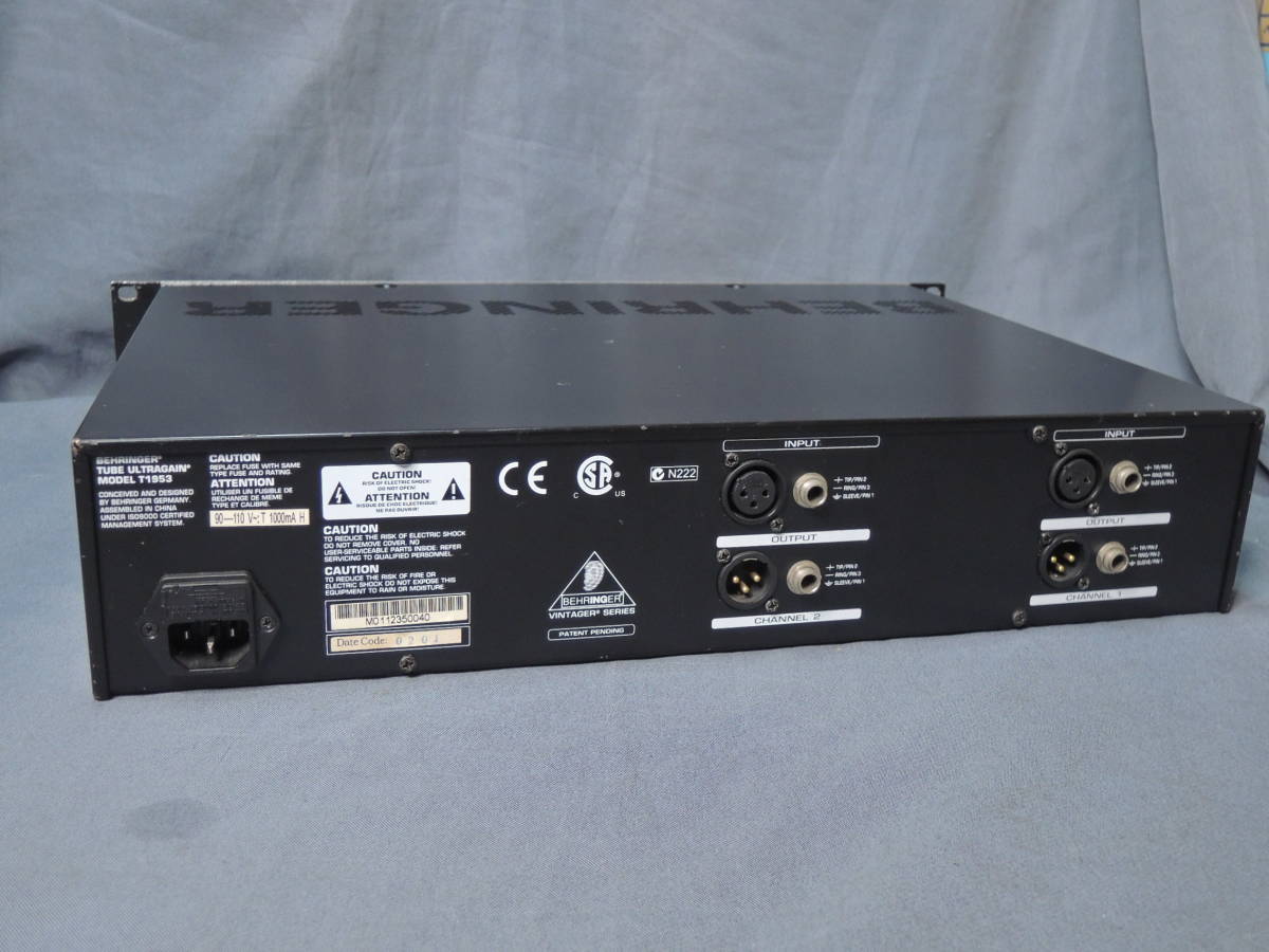 N513〇BEHRINGER TUBE ULTRA GAIN T1953 ベリンガー チューブ ウルトラ