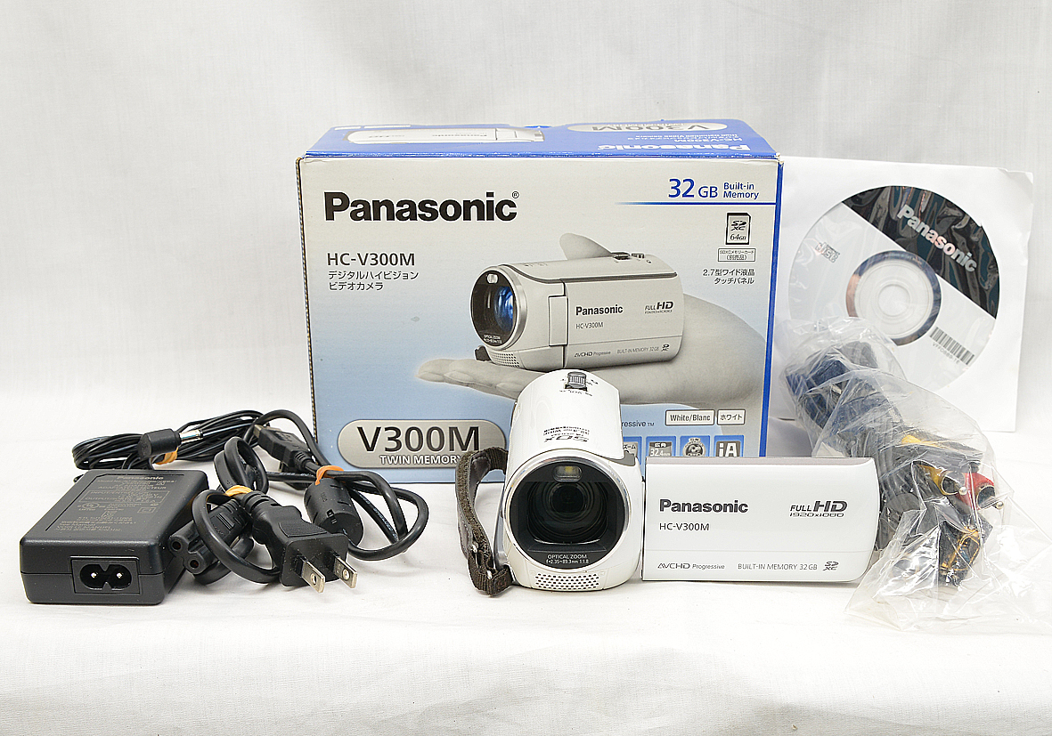 Panasonic パナソニック デジタルハイビジョンビデオカメラ HC-V300M